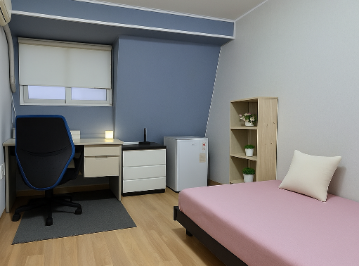 〖契約完了〗新村駅徒歩5分・女性専用シェアハウス一人部屋家賃48万ウォン語学堂通学に便利！